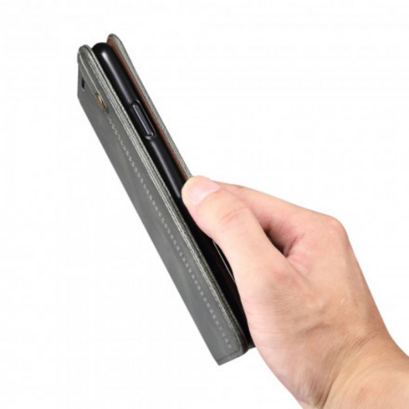 Flip Futrola Realme 8 5G Kožna Futrola Voštana Umjetna Koža