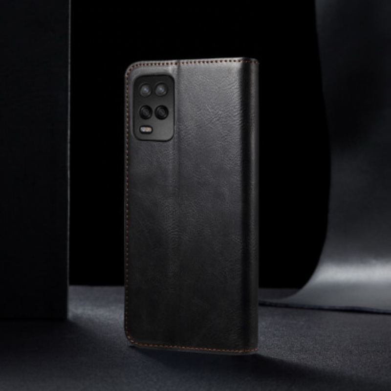 Flip Futrola Realme 8 5G Kožna Futrola Voštana Umjetna Koža