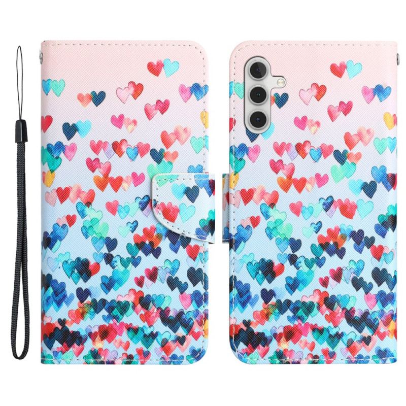 Futrola Samsung Galaxy A34 5G Strappy Hearts Rain