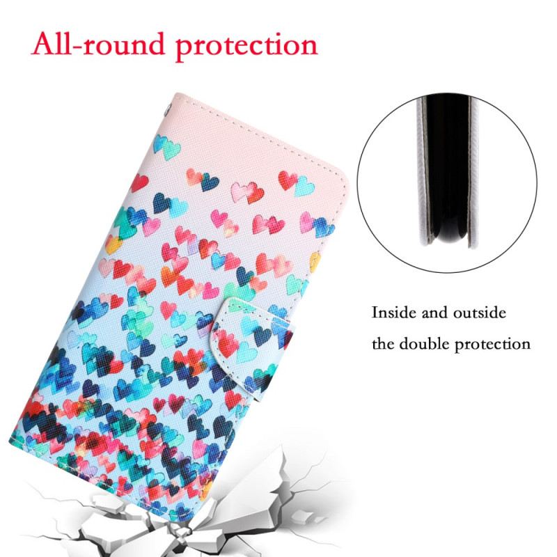 Futrola Samsung Galaxy A34 5G Strappy Hearts Rain
