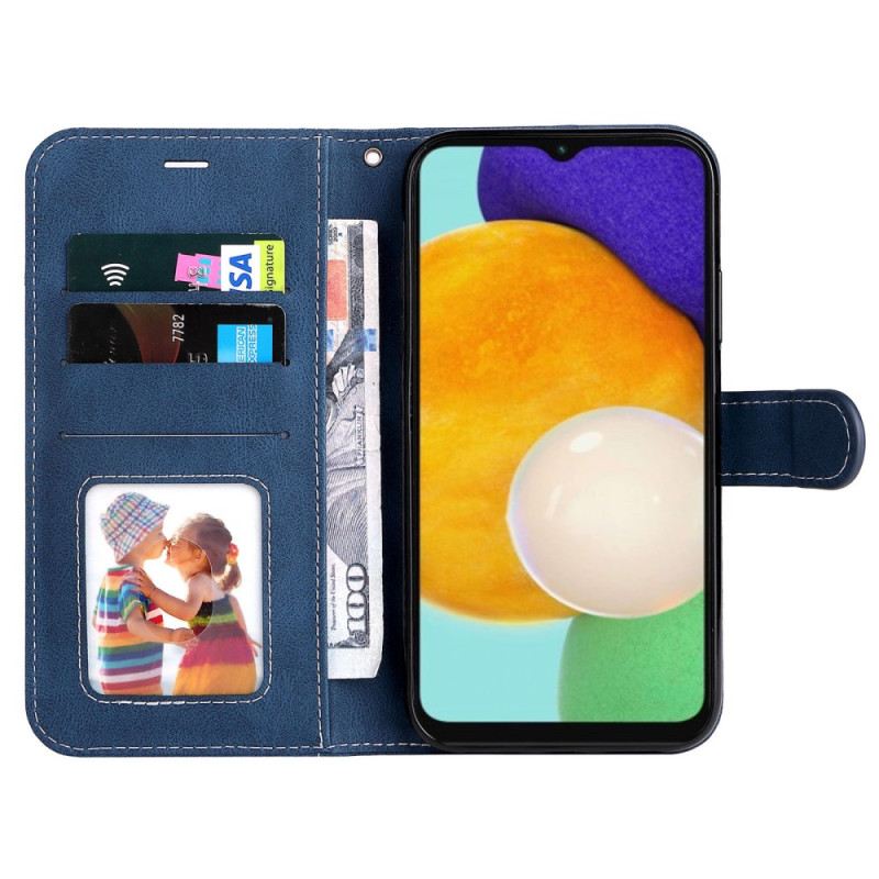 Kožna Futrola Samsung Galaxy A34 5G Trobojni Remen