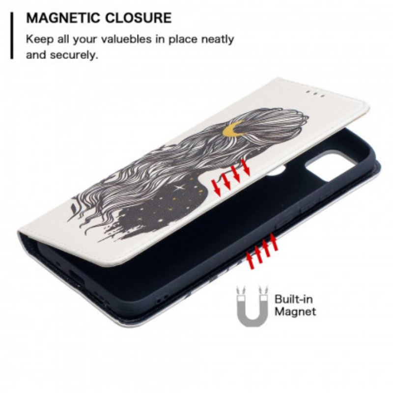 Flip Futrola Xiaomi Redmi 9C Kožna Futrola Lijepa Kosa