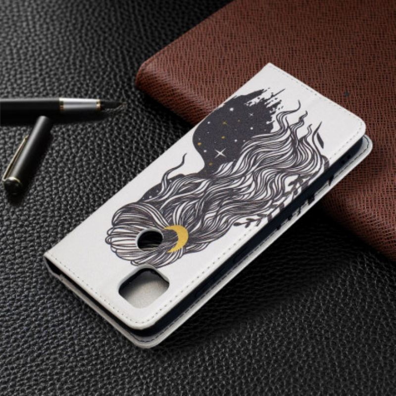 Flip Futrola Xiaomi Redmi 9C Kožna Futrola Lijepa Kosa
