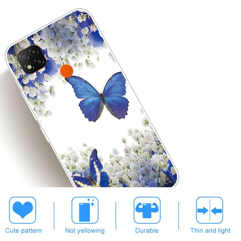 Maskica Xiaomi Redmi 9C Leptiri
