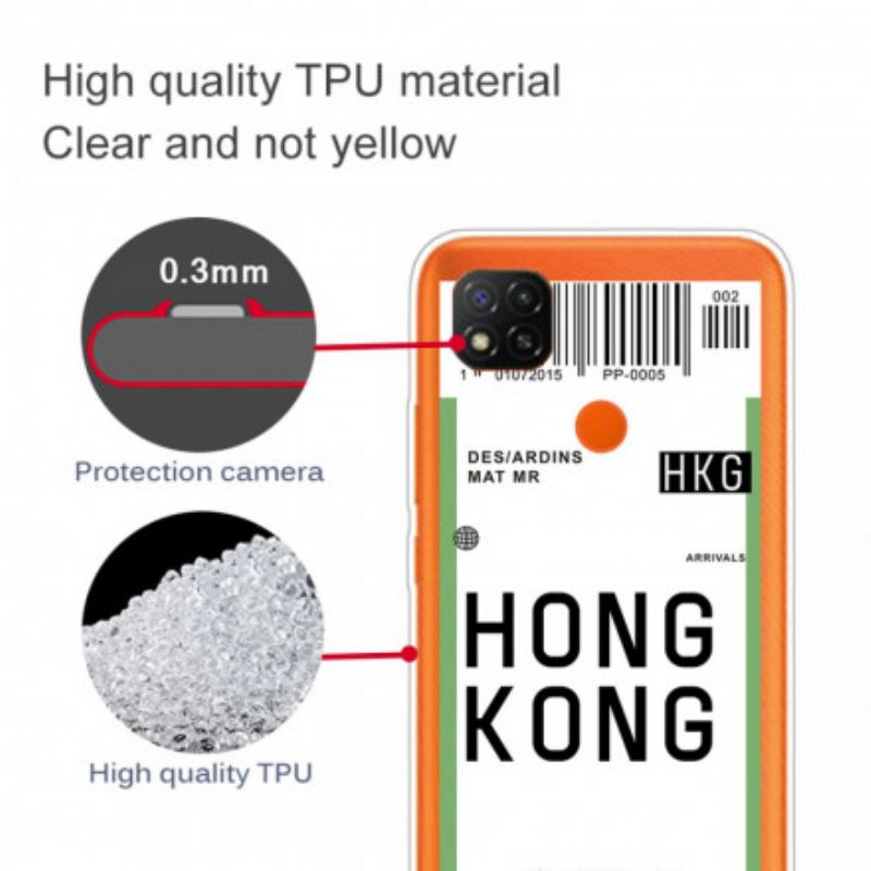 Maskica Xiaomi Redmi 9C Ukrcajna Karta Za Hong Kong