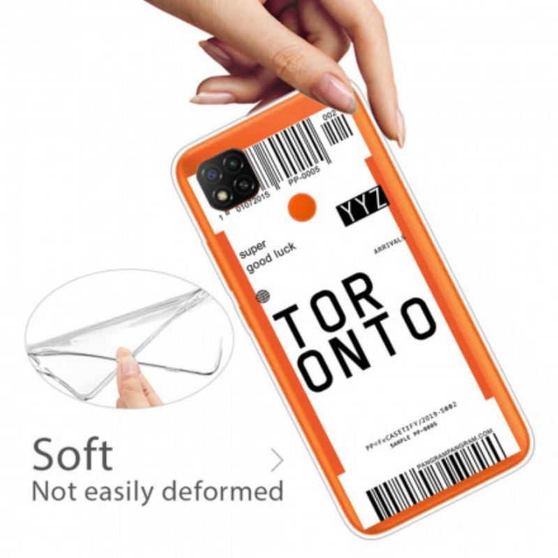 Maskica Xiaomi Redmi 9C Ukrcajna Propusnica Za Toronto