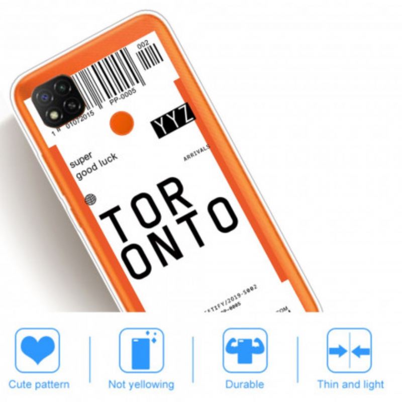 Maskica Xiaomi Redmi 9C Ukrcajna Propusnica Za Toronto