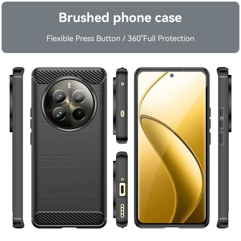 Maskica Realme 12 Pro / 12 Pro Plus Brušena Karbonska Vlakna
