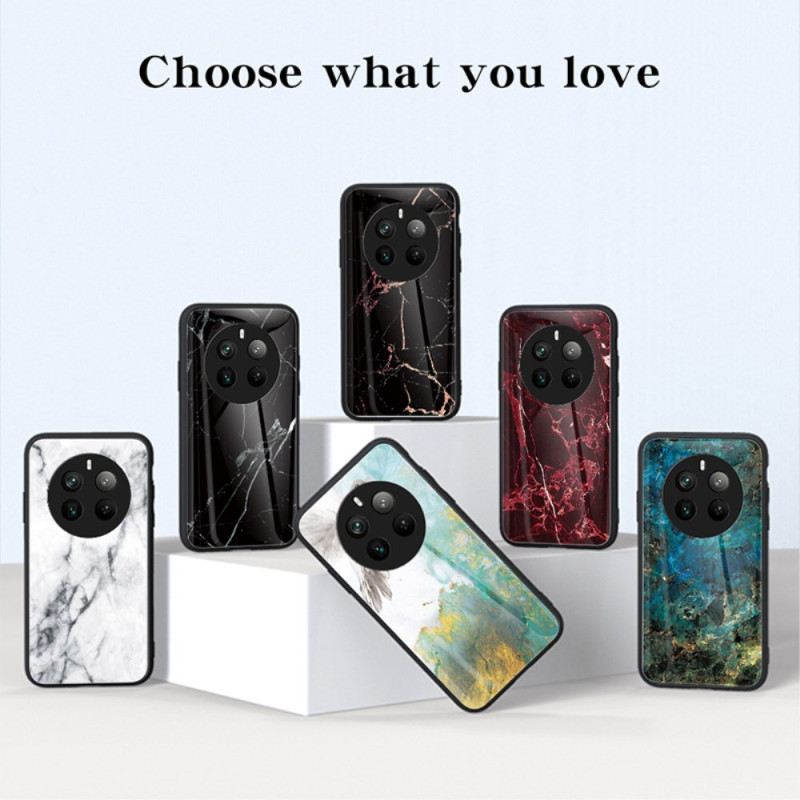 Maskica Za Realme 12 Pro / 12 Pro Plus Mramorno Kaljeno Staklo