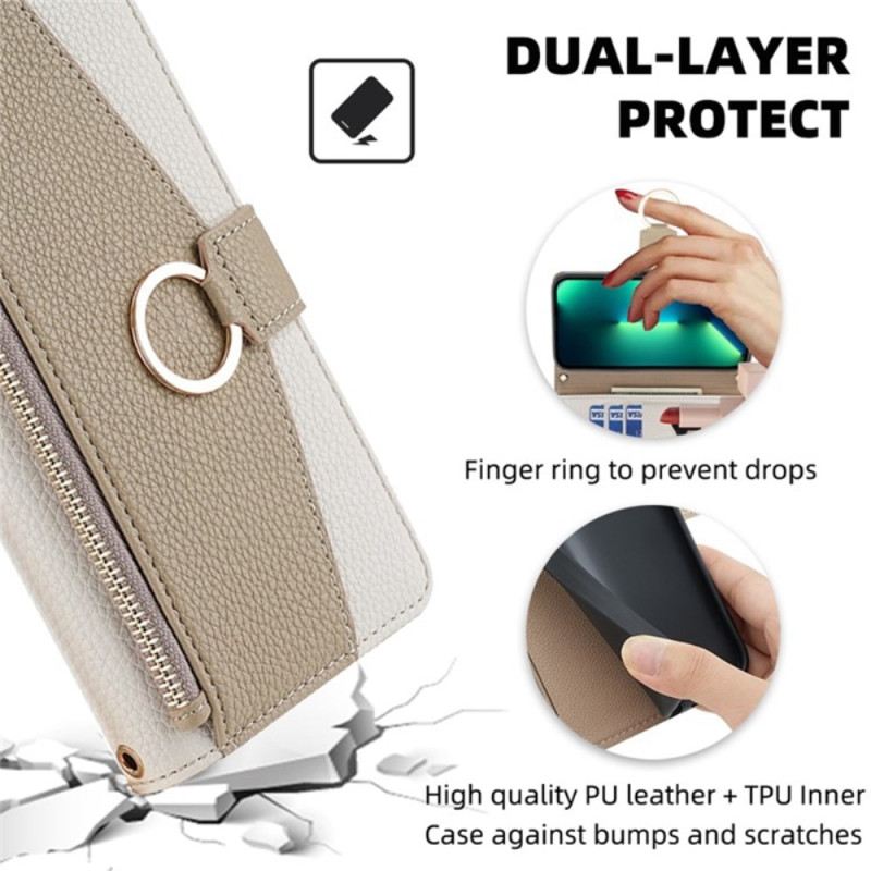 Kožna Futrola Huawei Pura 70 Ogledalo I Lanac