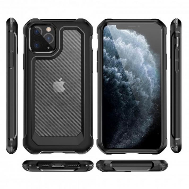Maskica iPhone 11 Pro Max Bešavna Tekstura Karbonskih Vlakana