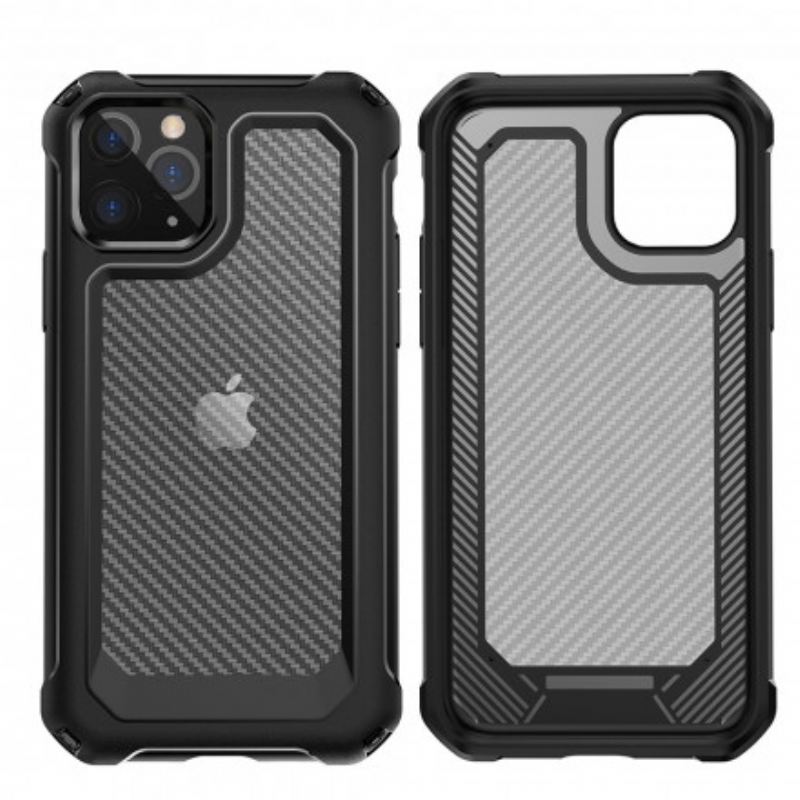 Maskica iPhone 11 Pro Max Bešavna Tekstura Karbonskih Vlakana