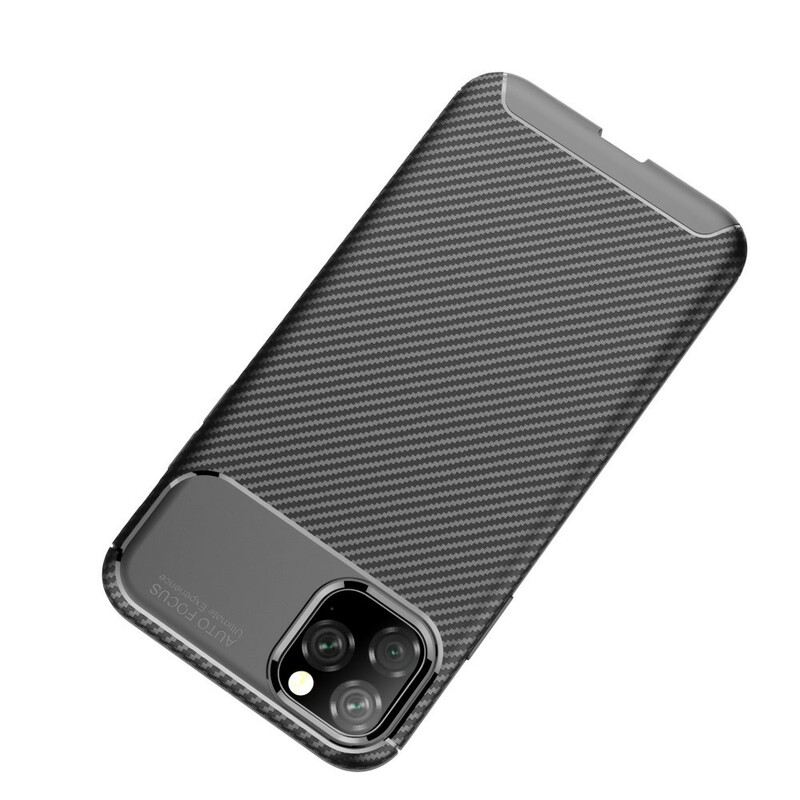 Maskica iPhone 11 Pro Max Fleksibilna Tekstura Karbonskih Vlakana