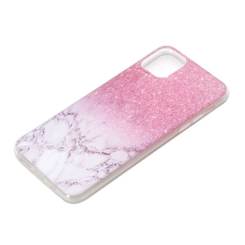 Maskica iPhone 11 Pro Max Magenta Mramor