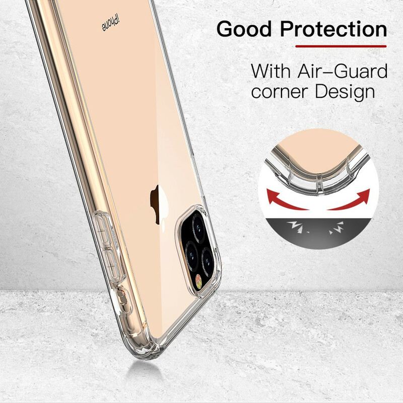 Maskica iPhone 11 Pro Max Prozirni Leeu Dizajn