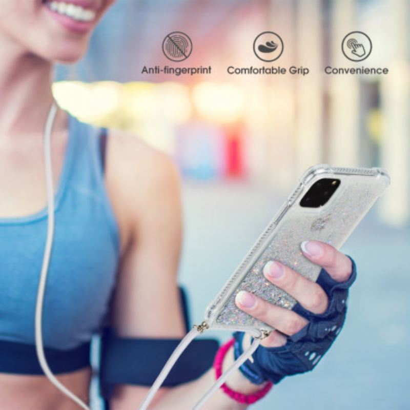 Maskica iPhone 11 Pro Max Šljokice I Vezice