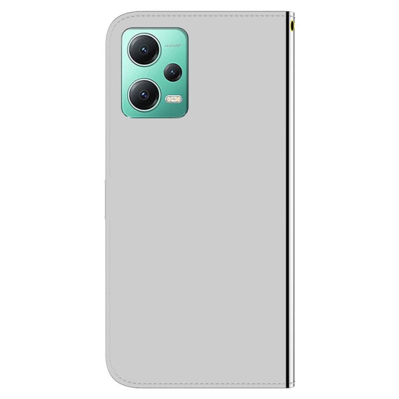 Futrola Xiaomi Redmi Note 12 5G Umjetna Zrcalna Koža S Remenom