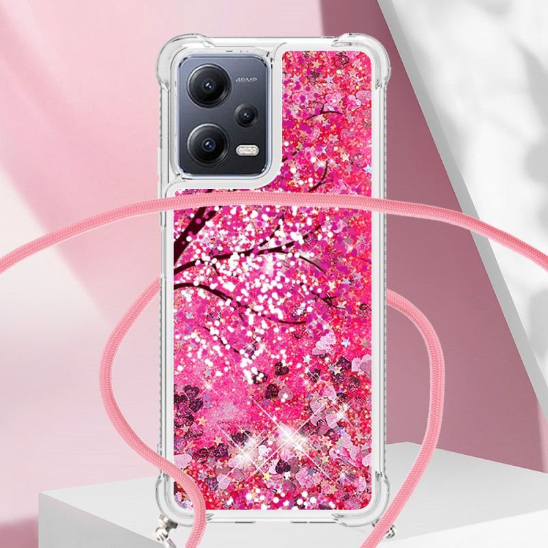 Maskica Xiaomi Redmi Note 12 5G Drvo Sa Šljokicama