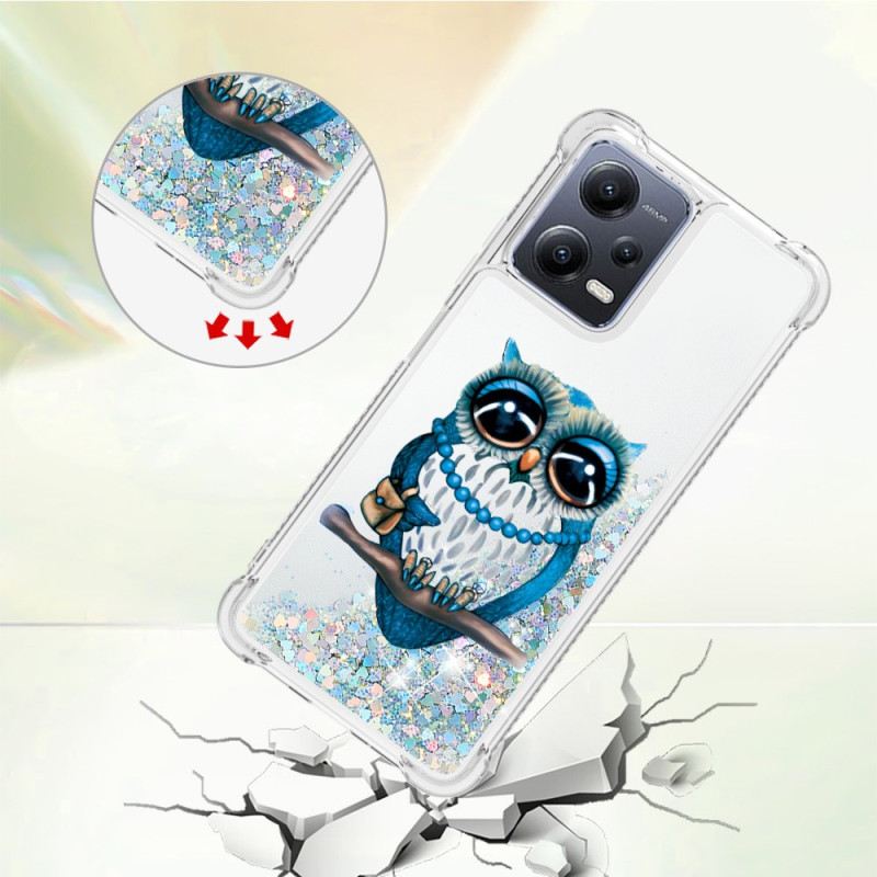 Maskica Xiaomi Redmi Note 12 5G Šljokice Miss Owl