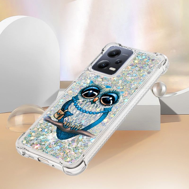 Maskica Xiaomi Redmi Note 12 5G Šljokice Miss Owl