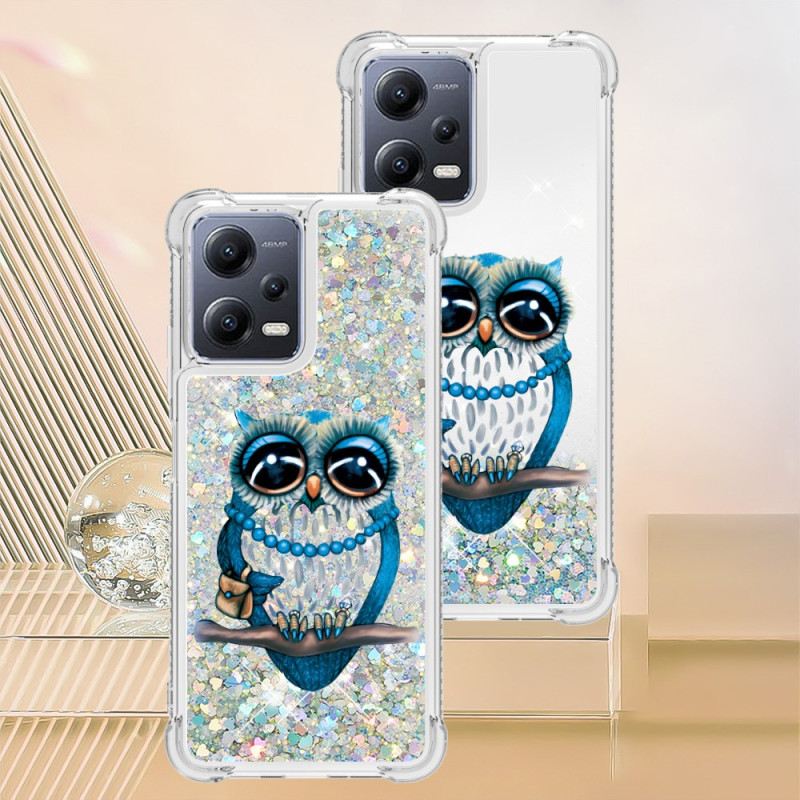 Maskica Xiaomi Redmi Note 12 5G Šljokice Miss Owl