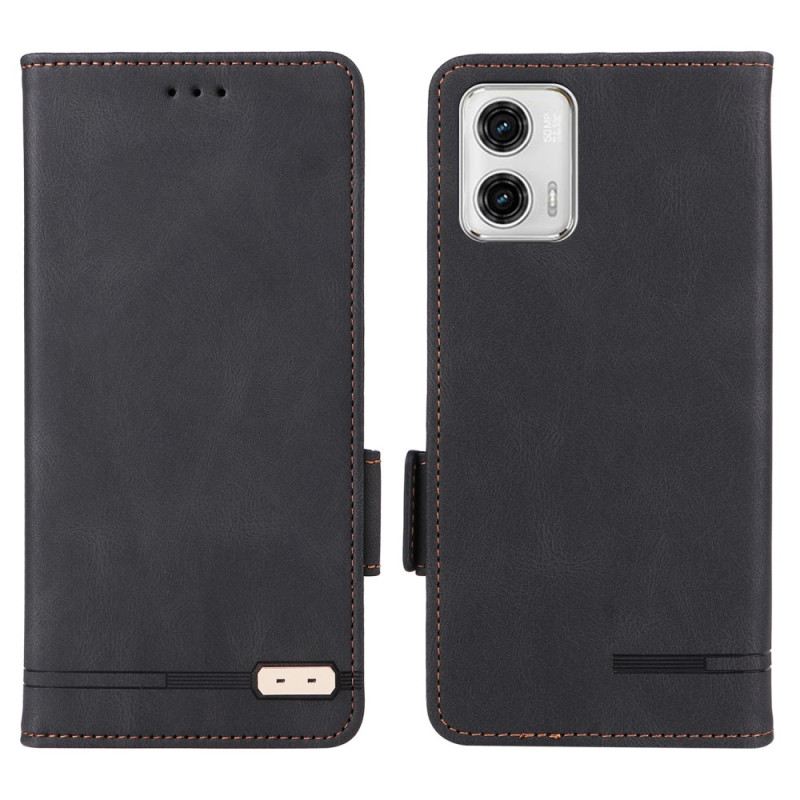 Flip Futrola Moto G73 5G Kožna Futrola Tekstura Kože