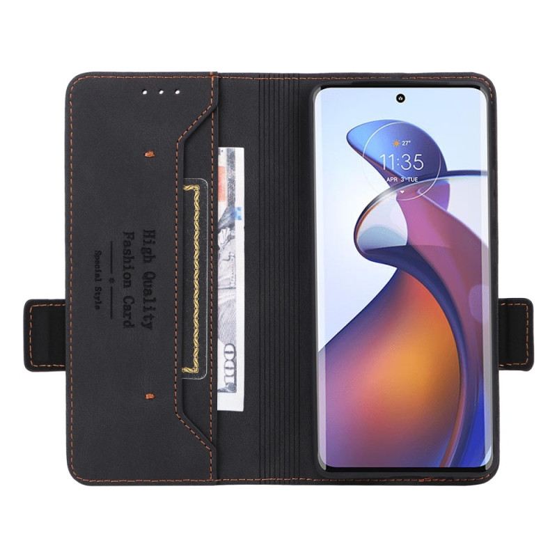 Flip Futrola Moto G73 5G Kožna Futrola Tekstura Kože