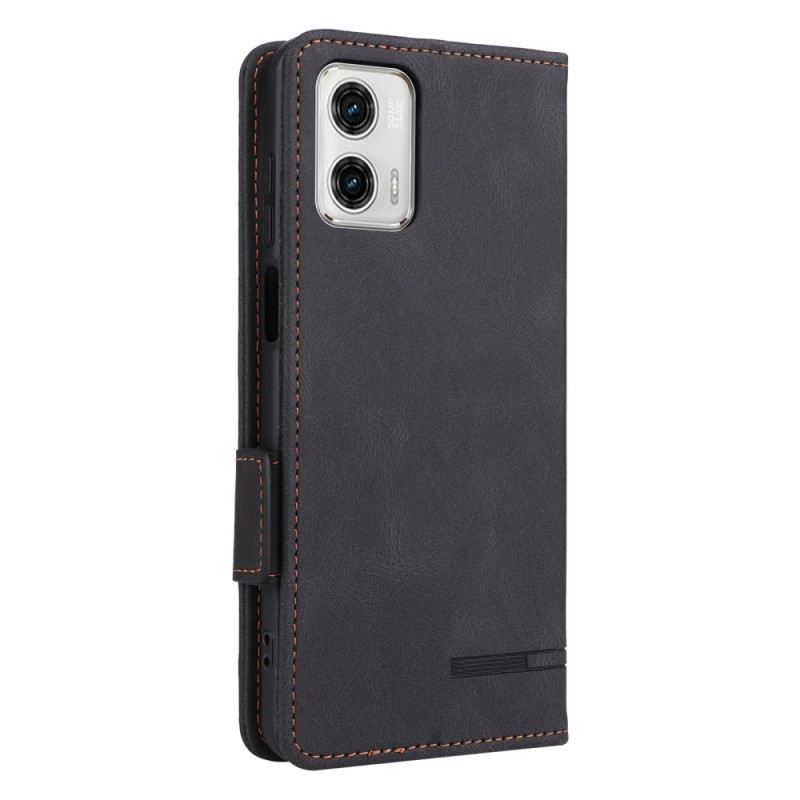 Flip Futrola Moto G73 5G Kožna Futrola Tekstura Kože