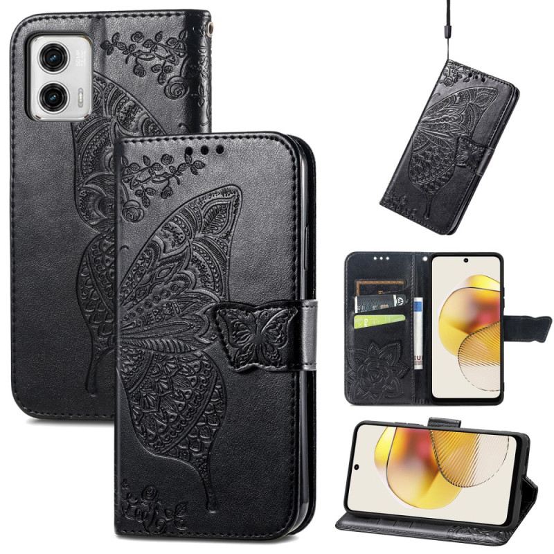 Futrola Moto G73 5G Barokni Leptir