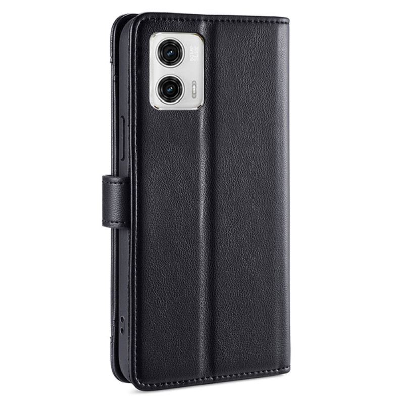Kožna Futrola Moto G73 5G Torbica S Remenom Za Nošenje Na Ramenu I Uzicom