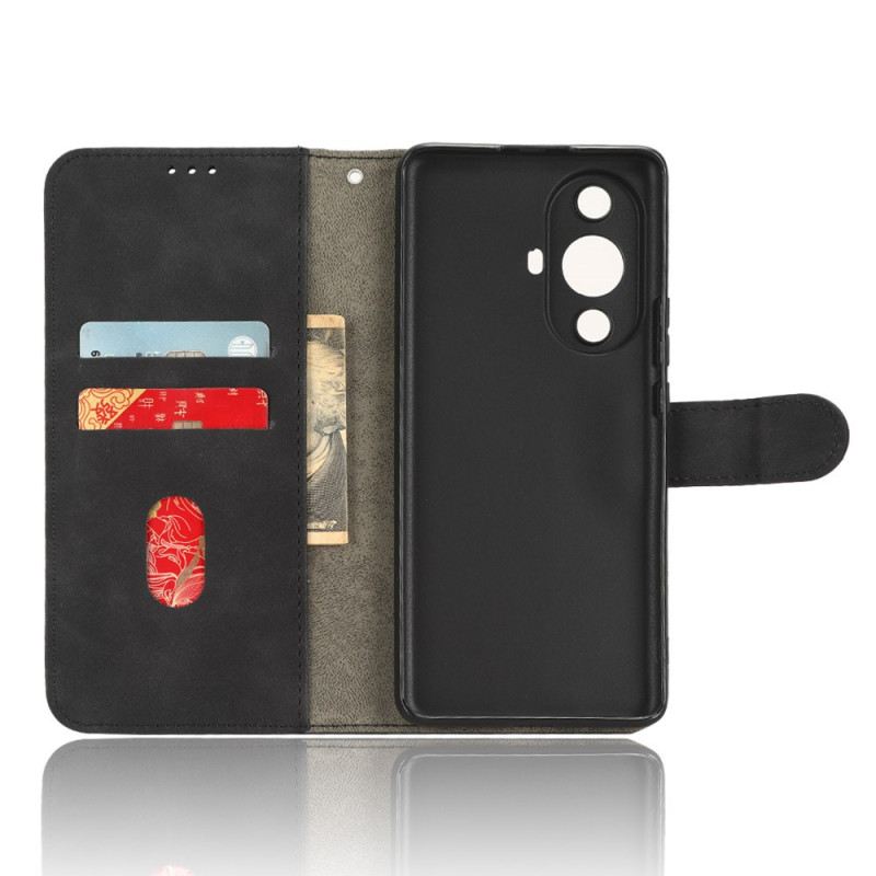 Kožna Futrola Huawei Nova 11 Pro Efekt Antilopa S Remenom