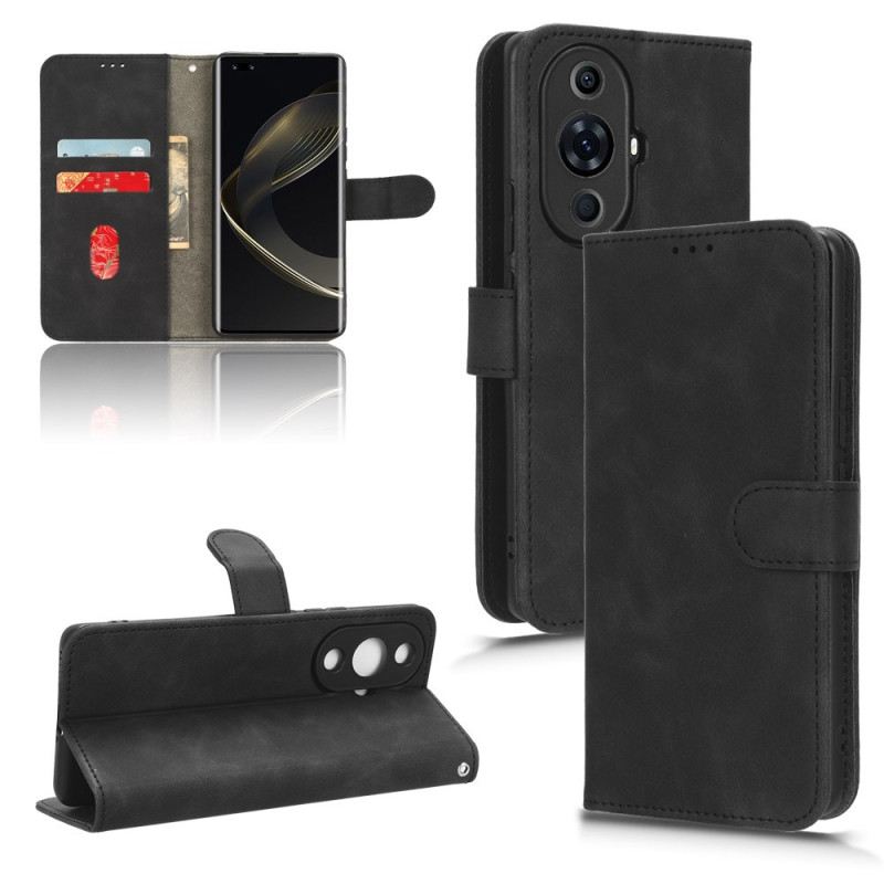 Kožna Futrola Huawei Nova 11 Pro Efekt Antilopa S Remenom