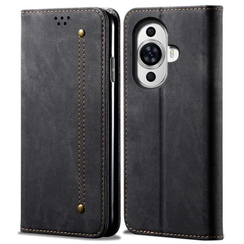 Kožna Futrola Huawei Nova 11 Pro Maskice Za Mobitele Jeans Tkanina