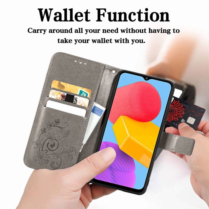 Futrola Samsung Galaxy M13 Cvjetni S Remenom