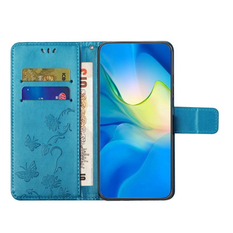 Futrola Samsung Galaxy M13 Cvjetovi S Remenčićima