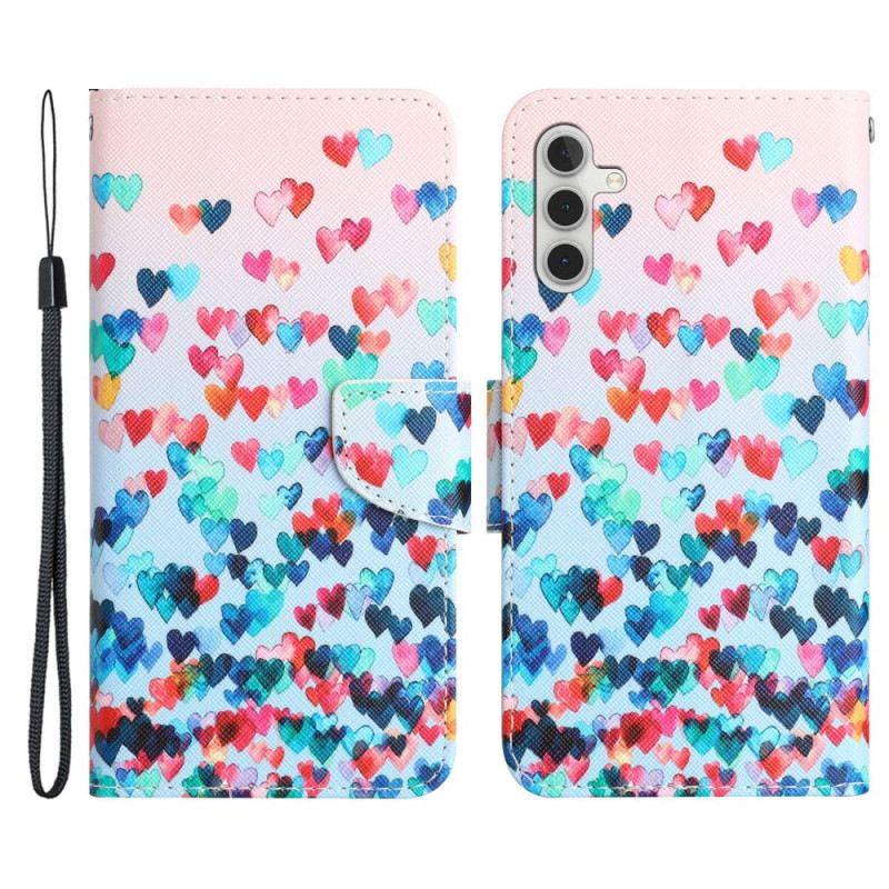 Futrola Samsung Galaxy A54 5G Strappy Hearts Rain