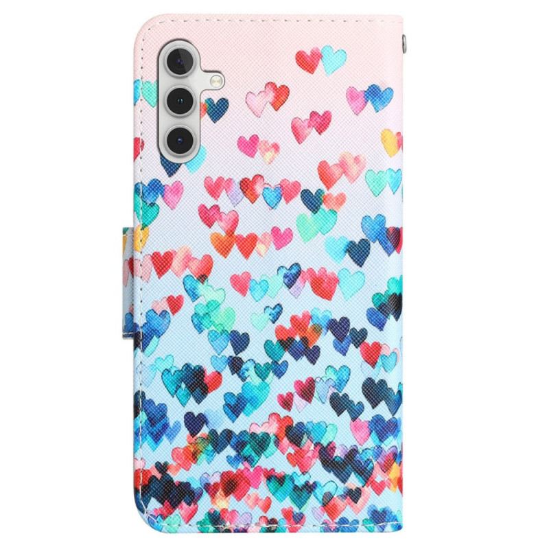 Futrola Samsung Galaxy A54 5G Strappy Hearts Rain