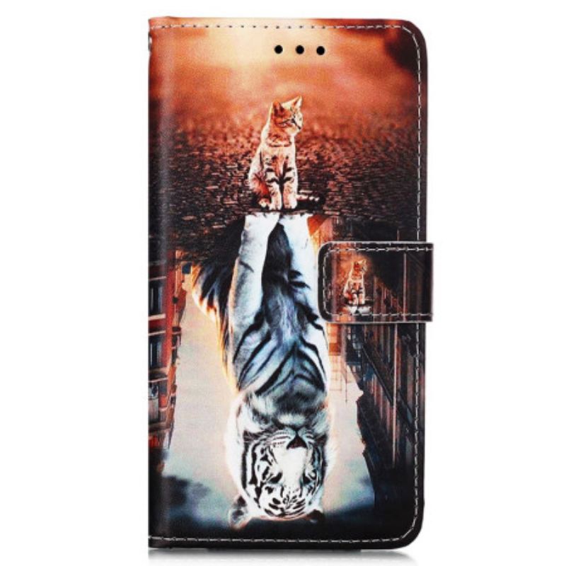 Kožna Futrola Samsung Galaxy A54 5G Strappy Kitten Dream