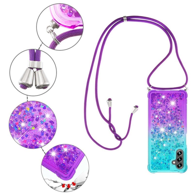 Maskica Samsung Galaxy A54 5G Glitter Silikonski Kabel