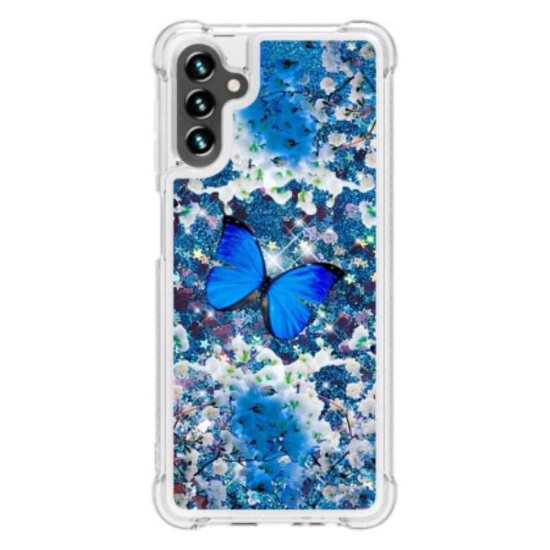Maskica Samsung Galaxy A54 5G Leptiri Sa Šljokicama