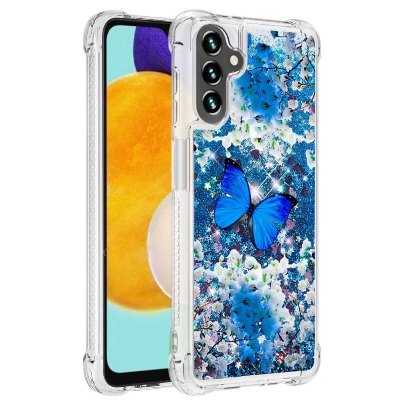 Maskica Samsung Galaxy A54 5G Leptiri Sa Šljokicama