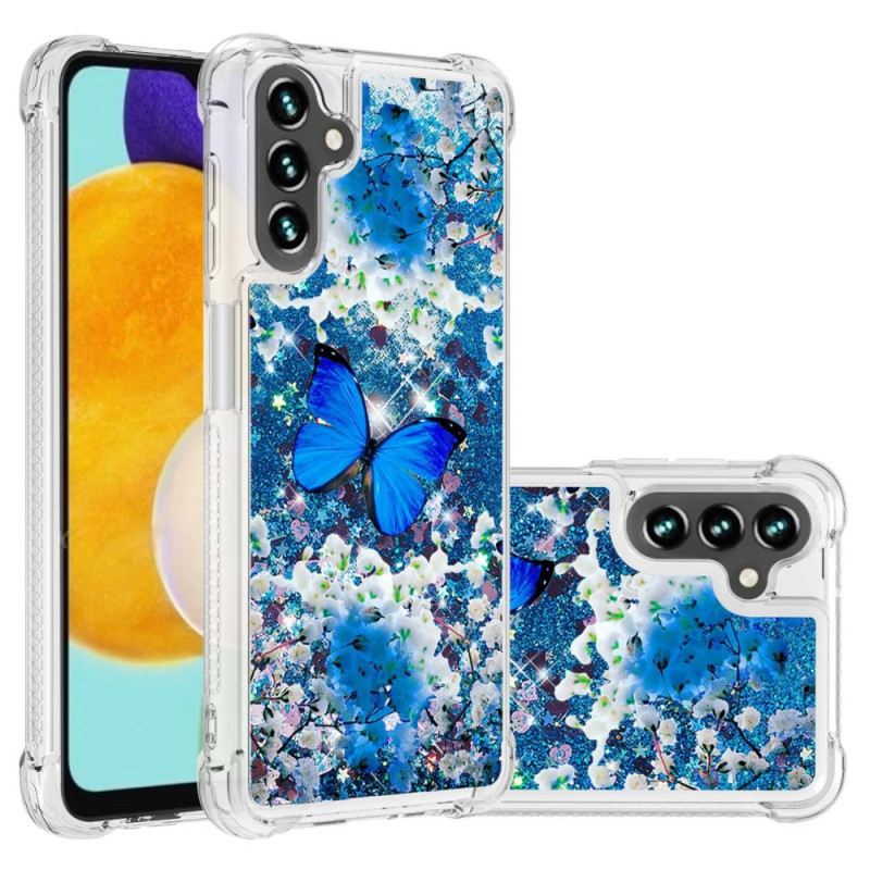 Maskica Samsung Galaxy A54 5G Leptiri Sa Šljokicama