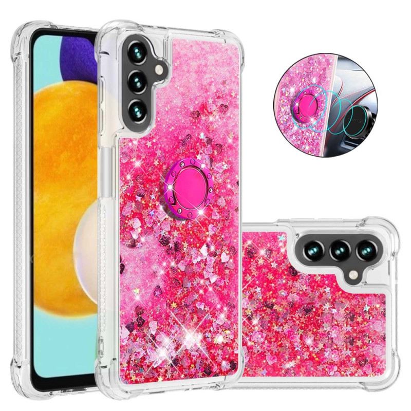 Maskica Samsung Galaxy A54 5G Šljokice S Potporom Za Prsten