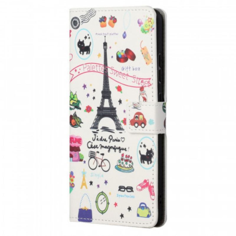 Kožna Futrola Xiaomi Redmi Note 11 / 11S Volim Pariz
