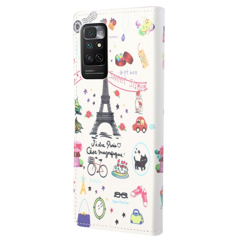 Kožna Futrola Xiaomi Redmi Note 11 / 11S Volim Pariz