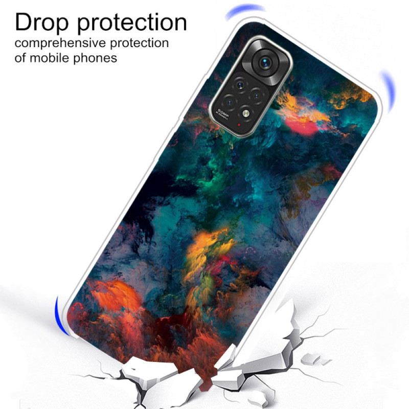 Maskica Xiaomi Redmi Note 11 / 11S Šareni Oblaci