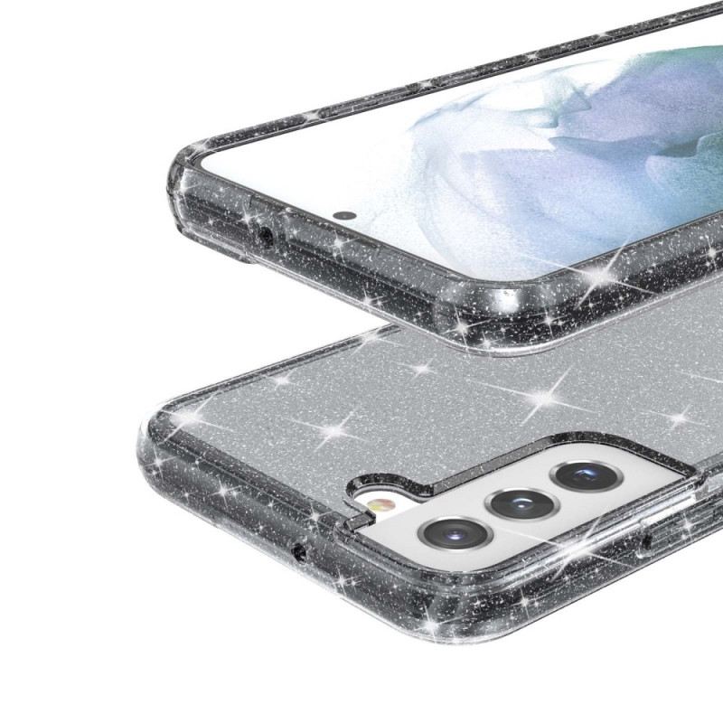 Maskica Samsung Galaxy S22 Plus 5G Prozirne Šljokice