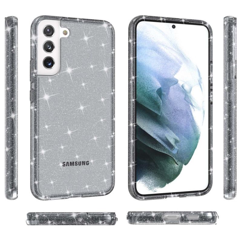 Maskica Samsung Galaxy S22 Plus 5G Prozirne Šljokice