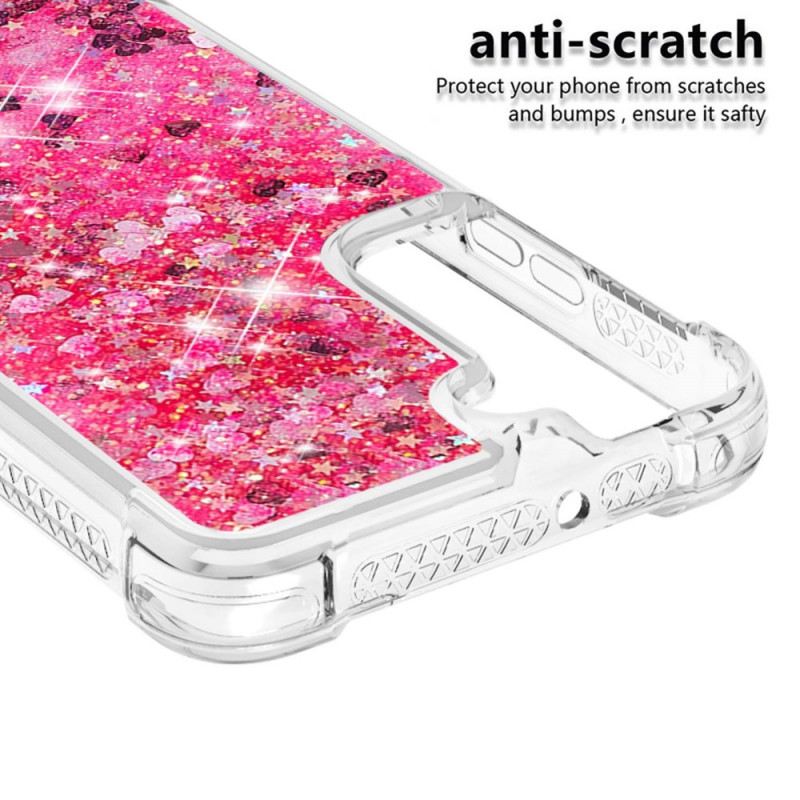 Maskica Samsung Galaxy S22 Plus 5G Šljokice S Uzicom