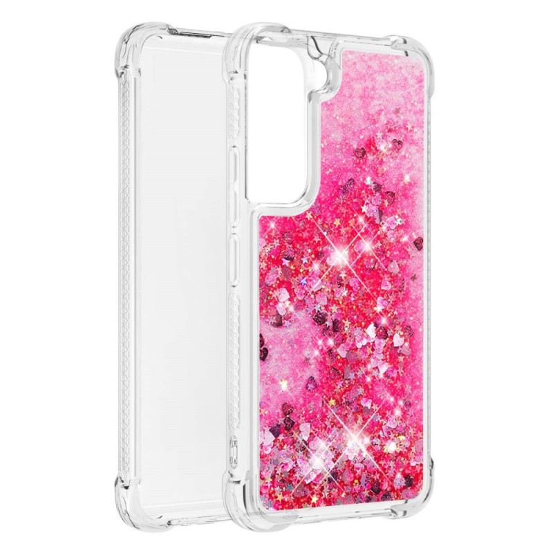 Maskica Samsung Galaxy S22 Plus 5G Šljokice S Uzicom